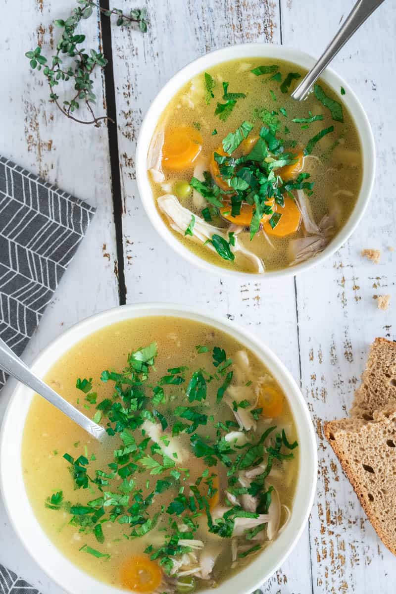 The Best Leftover Turkey Soup