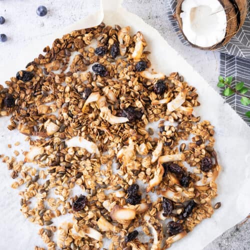 Homemade granola.