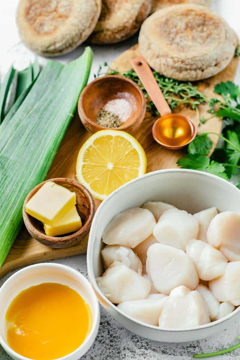 scallops benedict ingredients