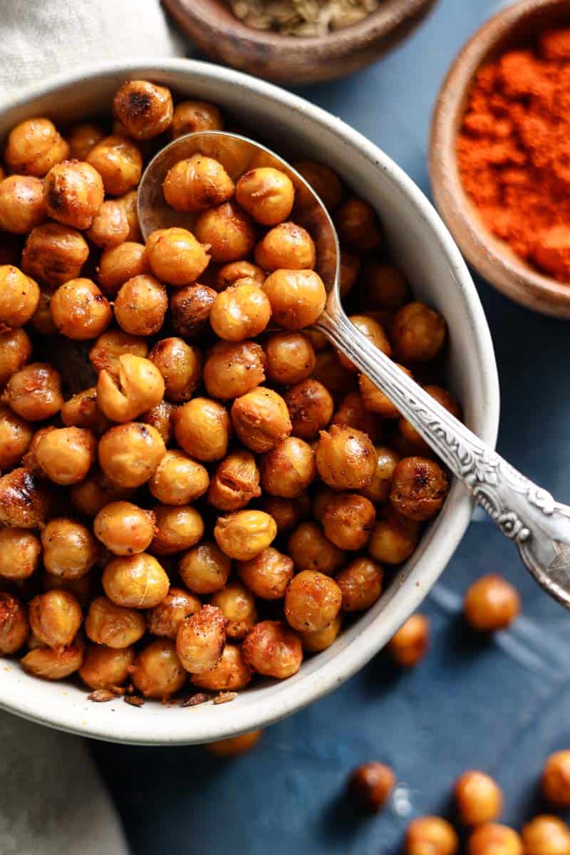Spicy Roasted Chickpeas