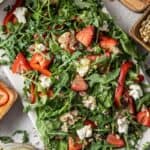 Spinach and Strawberry Salad with Champagne Vinaigrette