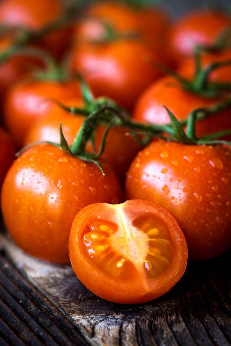 cherry tomatoes.
