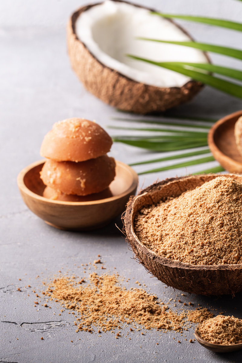 Coconut sugar.