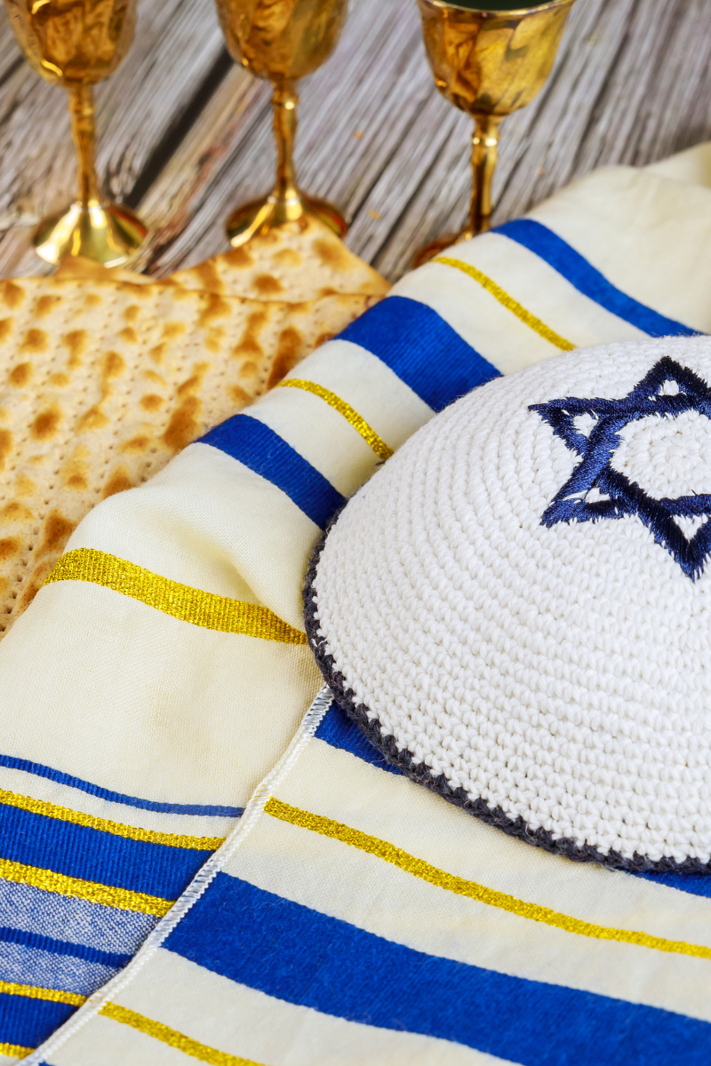 Relics of the Jewish faith, representing the importance of kosher foods.